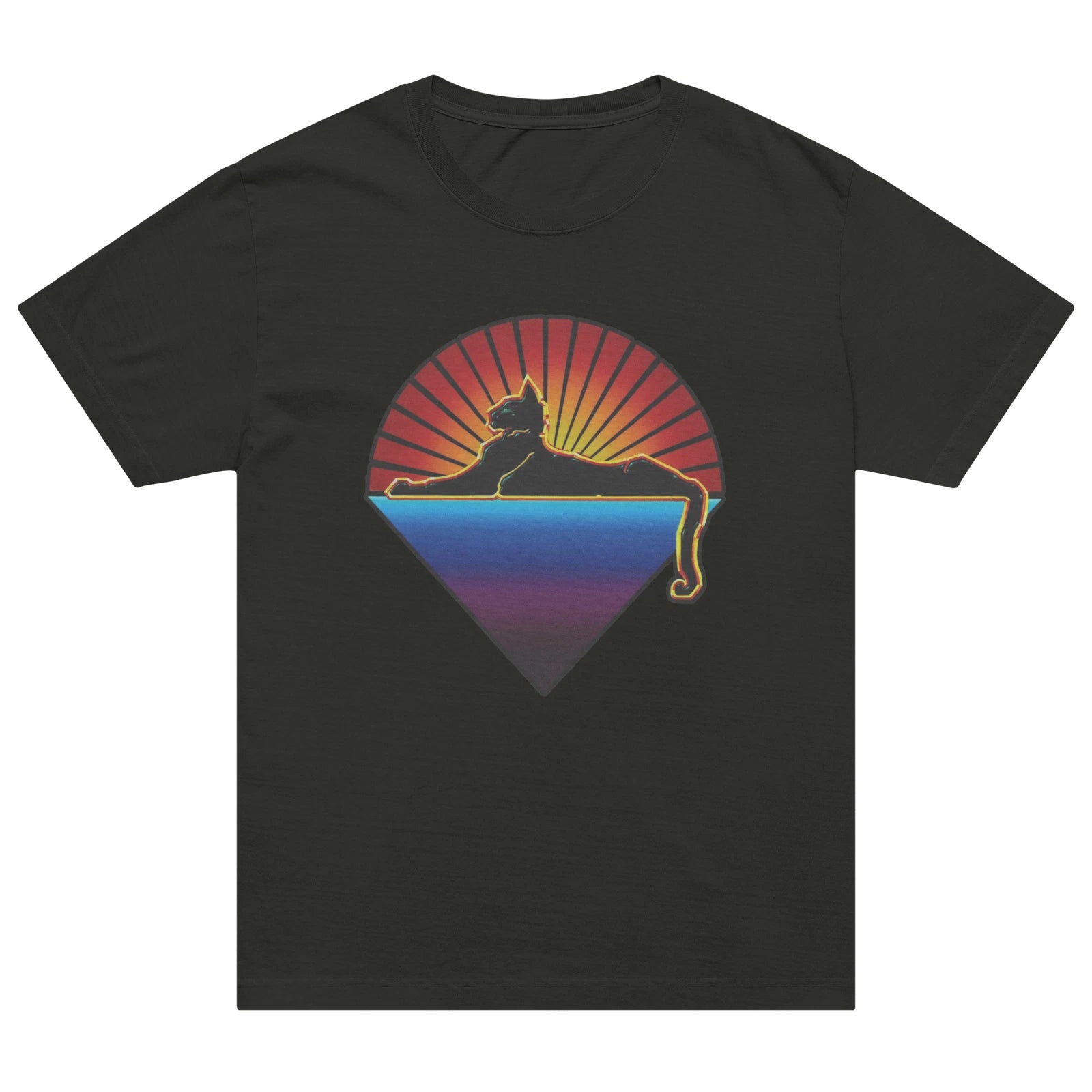 Jerry Garcia Cats Under The Stars Garment Dyed Heavyweight Unisex oversized tee