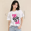 Popping Pink Kpop-Inspired Graphic Unisex T-Shirt