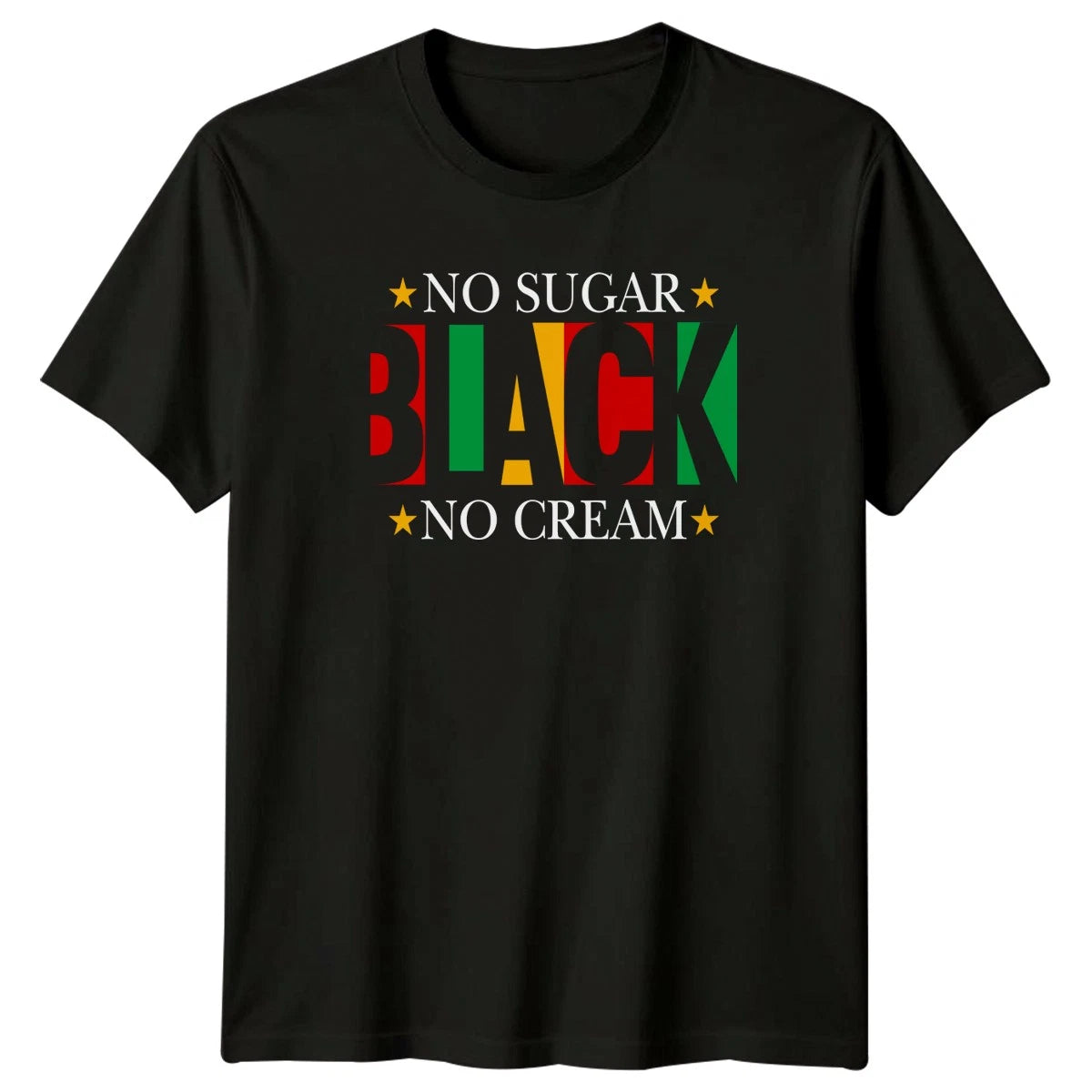 No Sugar Black Mens T-Shirt Black History Gift For Him