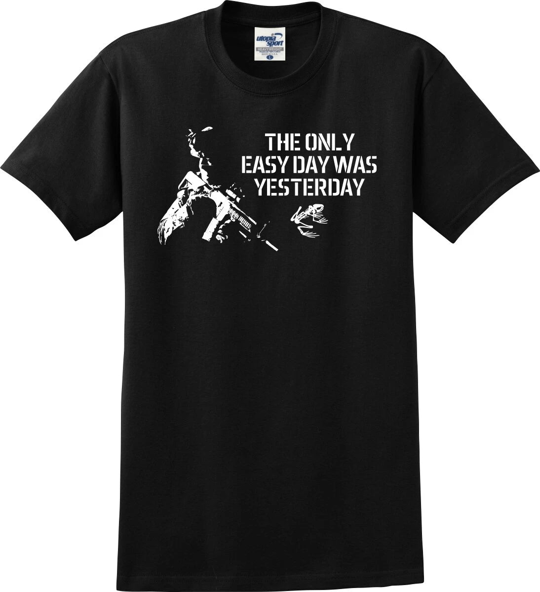 The Only Easy Day was Yesterday Frogman Unisex T-Shirt (S-5X)
