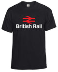 NEW BRITISH RAIL Retro Logo Symbol Heavy Cotton T-shirt Sizes from Small To 5XL