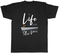 Life in the Slow Lane Narrowboat Canal Boat Mens T-Shirt Tee Gift Top