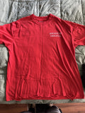 (3) Rockstar Original Oversized Men's XXL Red Graphic Logo Tshirts