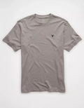 NWT America Eagle Men Logo Super Soft Crew Gray MT, LT, XLT