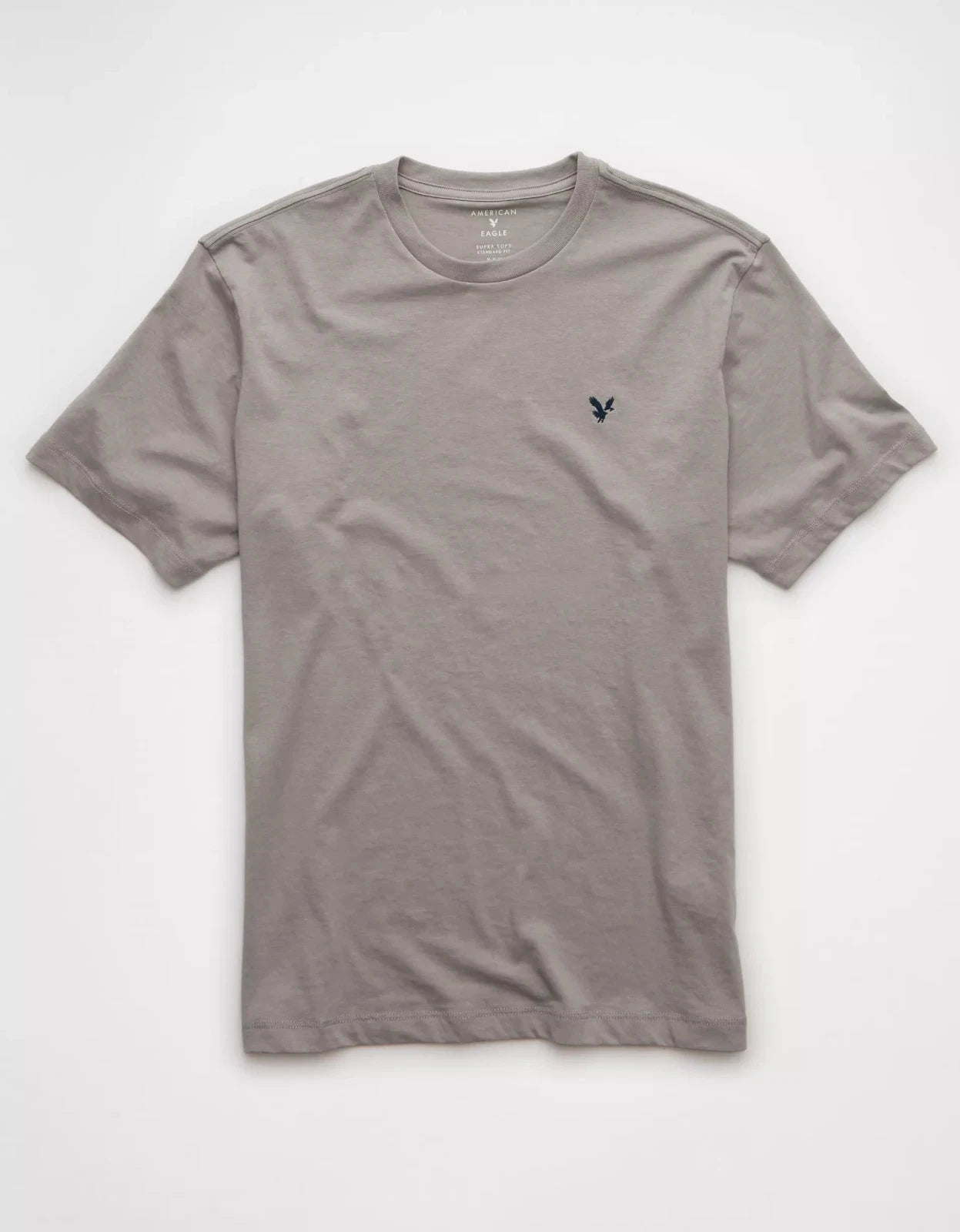 NWT America Eagle Men Logo Super Soft Crew Gray MT, LT, XLT