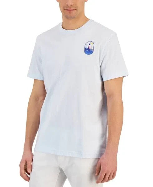 CLUB ROOM Ice Melt T-Shirt Cotton Lightweight Graphic Print Regular Fit 2XL