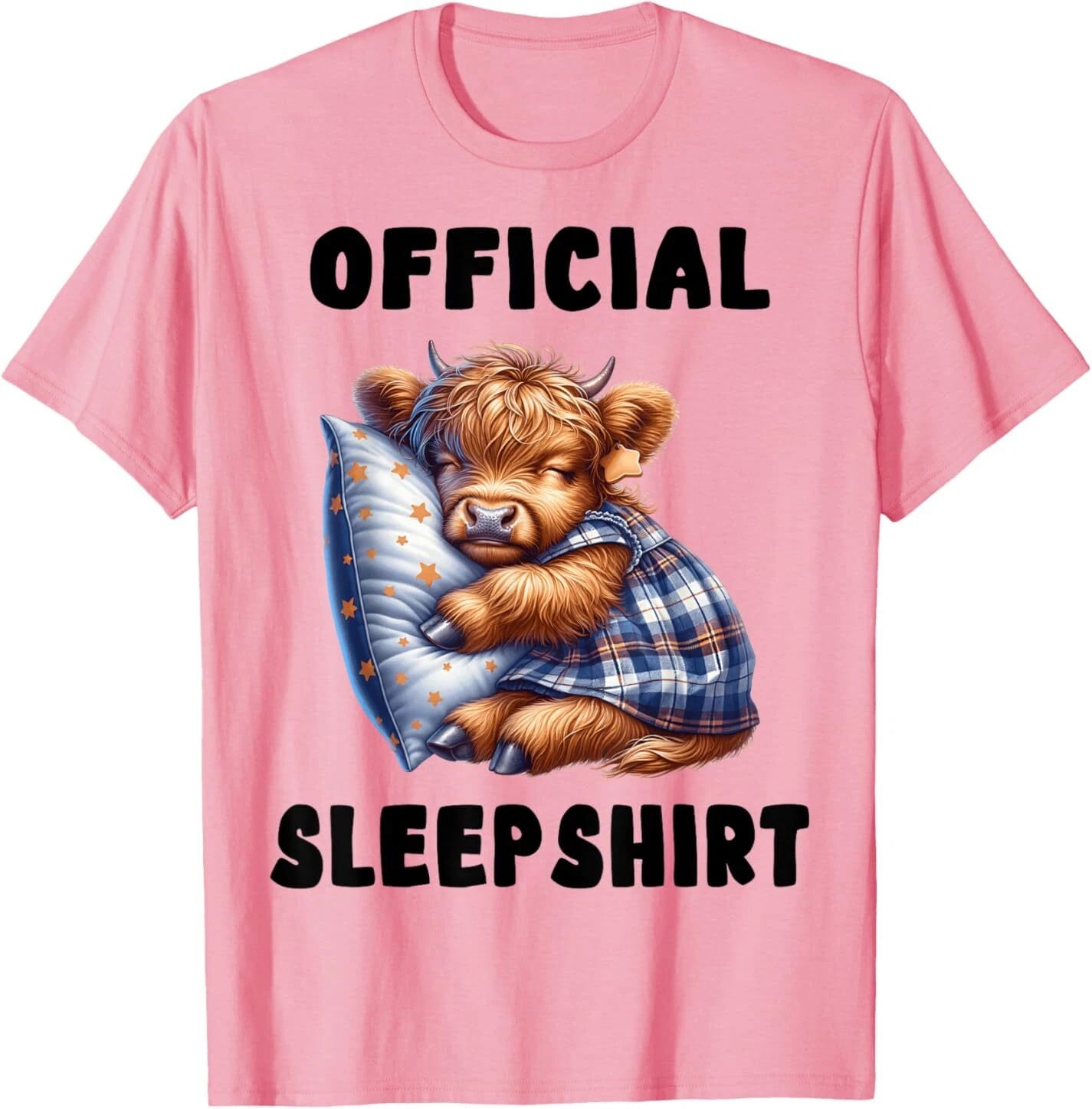 Highland_cow - Official Sleepshirt Pajamas Nightgown T-Shirt