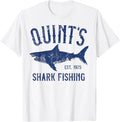 Vintage Quint's Shark Fishing 1975 Retro T-Shirt, Size S-5XL