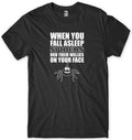 Spiders Rub Their Willies On Your Face Mens Funny Unisex T-Shirt