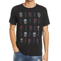 John Varvatos Star USA Men's Black Skull Dagger Rose Graphic Crew-Neck T-Shirt