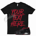 Black CUSTOM T Shirt for J1 14 Low Iconic Red Lipstick Gym Red