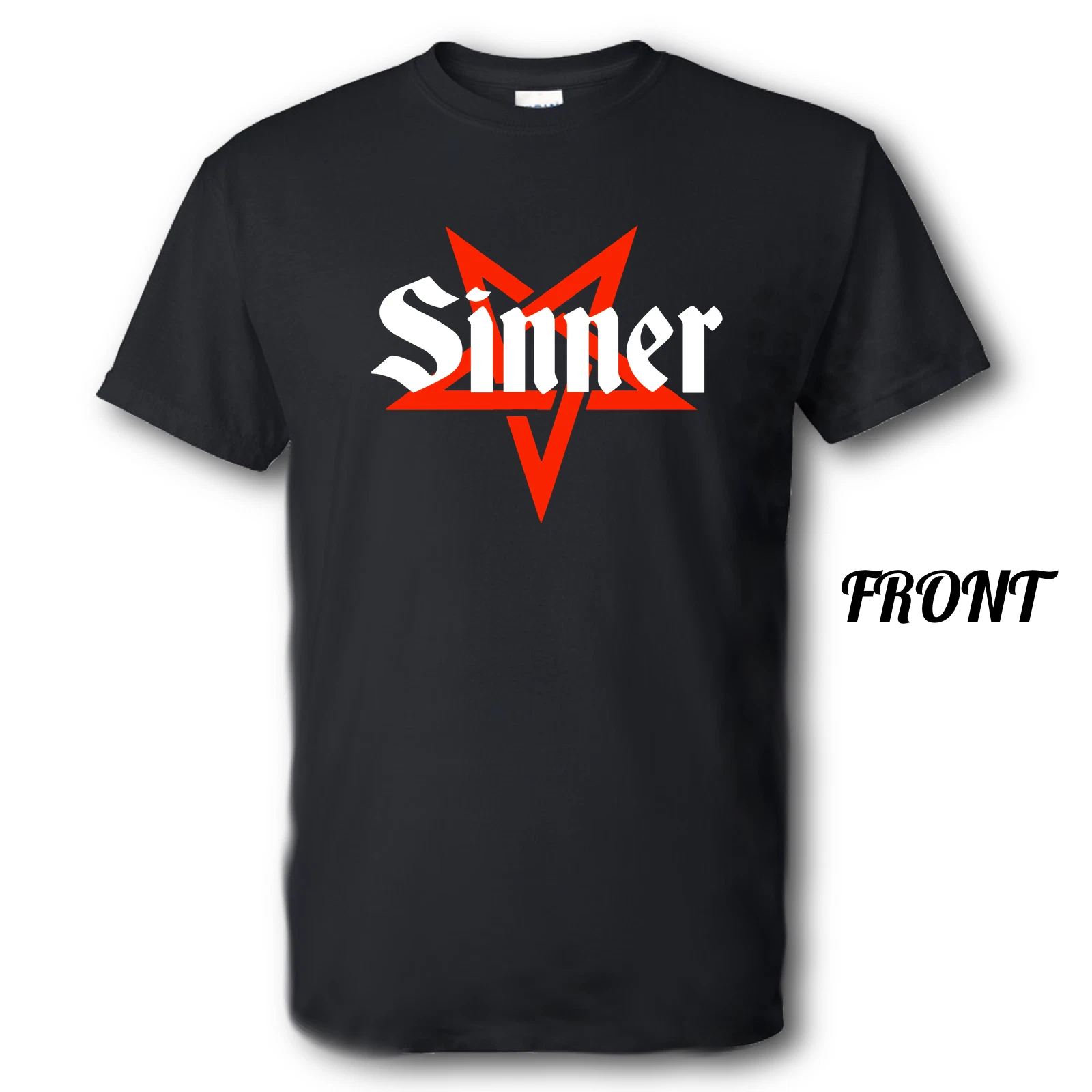 Sinner Pentagram Shirt Brand New Multiple Sizes and Colors