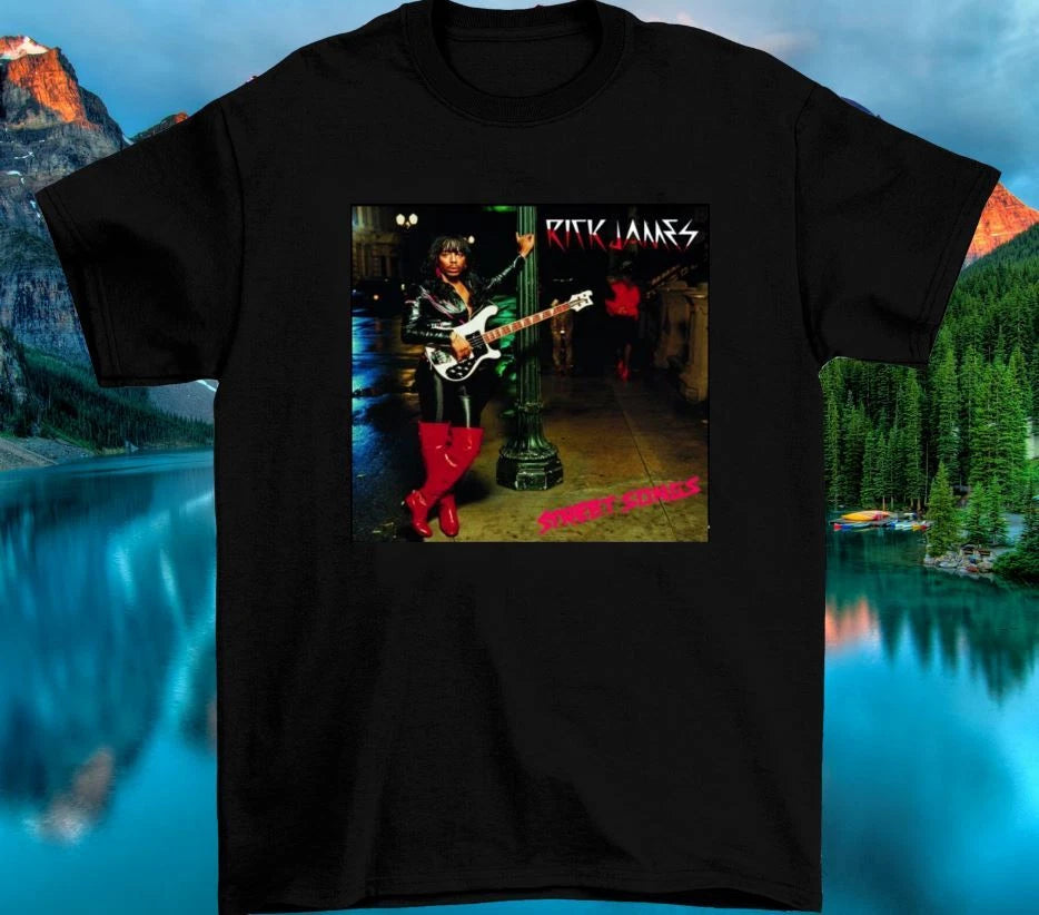 Rick James Street Songs Album Tee T shirt Cotton Size S M L 2345XL