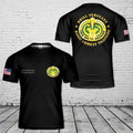 Custom Name US Army - Drill Sgt Badge - Basic Combat Training T-Shirt 3D S-5XL