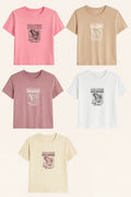 Shein "Dreaming Paper Butterfly" Graphic Tees – Various Colors & Sizes