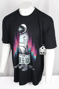 Into the AM Men's Astranout Boom Box Graphic Short Sleeve Shirt 3XL Black