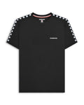 Mens Lambretta Two Tone Taped Casual Mod Ska Casual T-Shirts Sizes M to 4XL