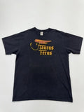 Fruit of the Loom Unisex Black Taurus Graphic T-Shirt Size L Regular