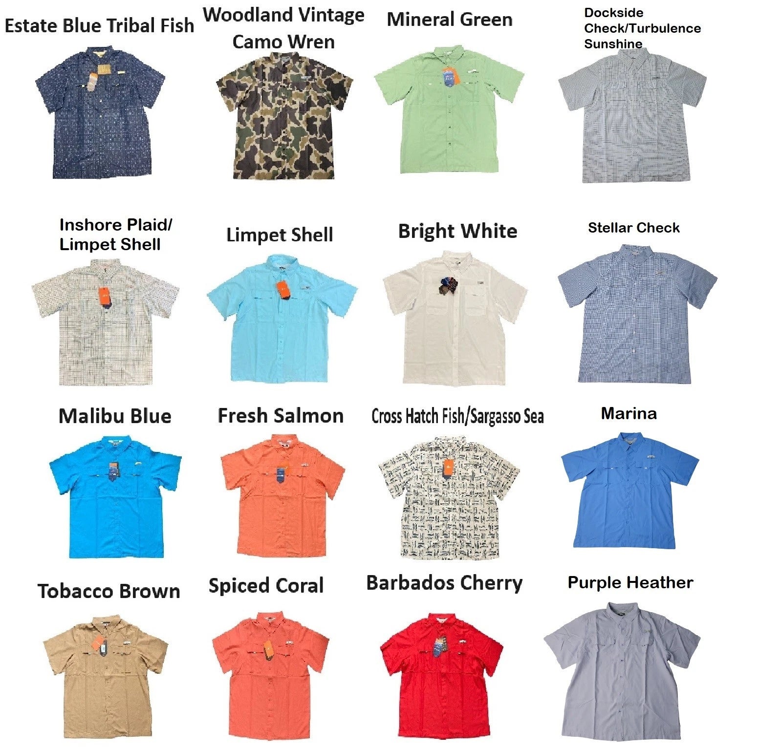 Habit Men's Short Sleeve Blue Springs 40+ UPF Quick Dry River Shirt, TS10479