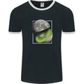 Kiwi Moon Space Planets Universe Mens Ringer T-Shirt FotL