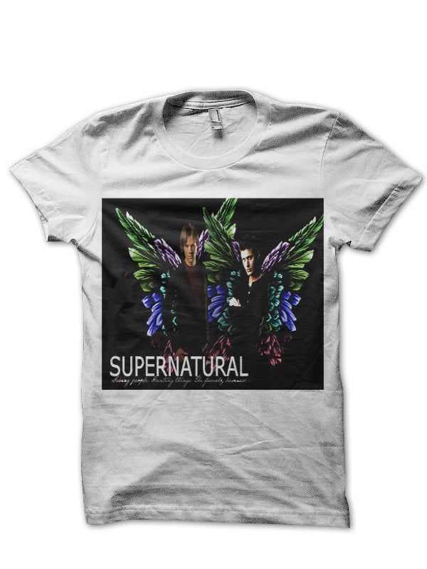 Supernatural White T-Shirt Hoodie, Sweatshirt | CoreVibeTees.com