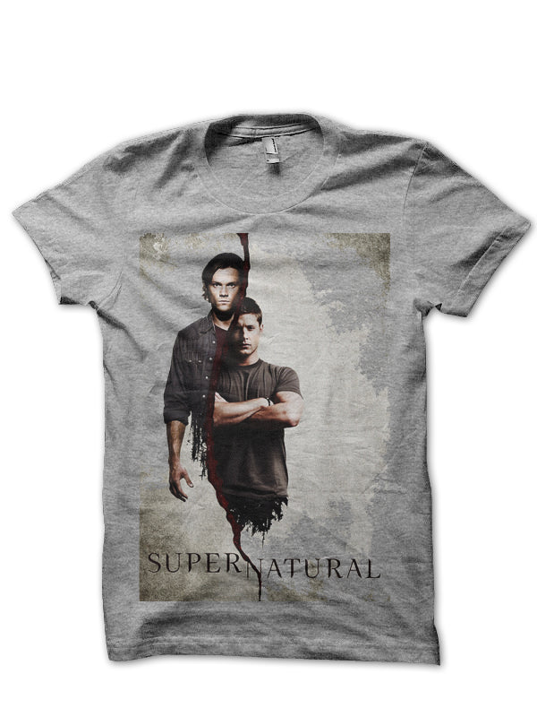 Supernatural Grey T-Shirt Style001 Hoodie, Sweatshirt | CoreVibeTees.com