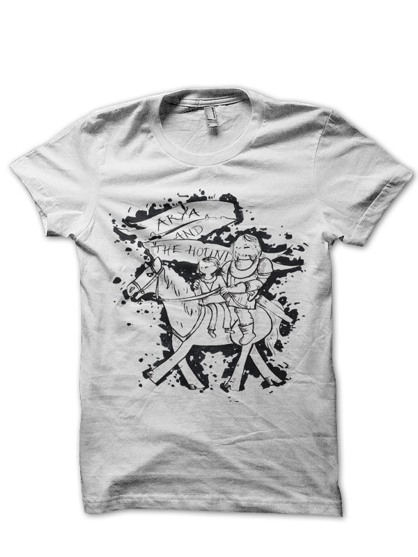 Arya Stark Hound White T-Shirt Hoodie, Sweatshirt | CoreVibeTees.com