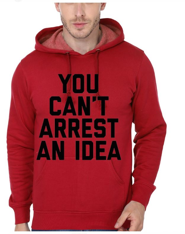 You Canâ€™t Arrest an Idea Red Hoodie T-Shirts, Sweatshirt | CoreVibeTees.com