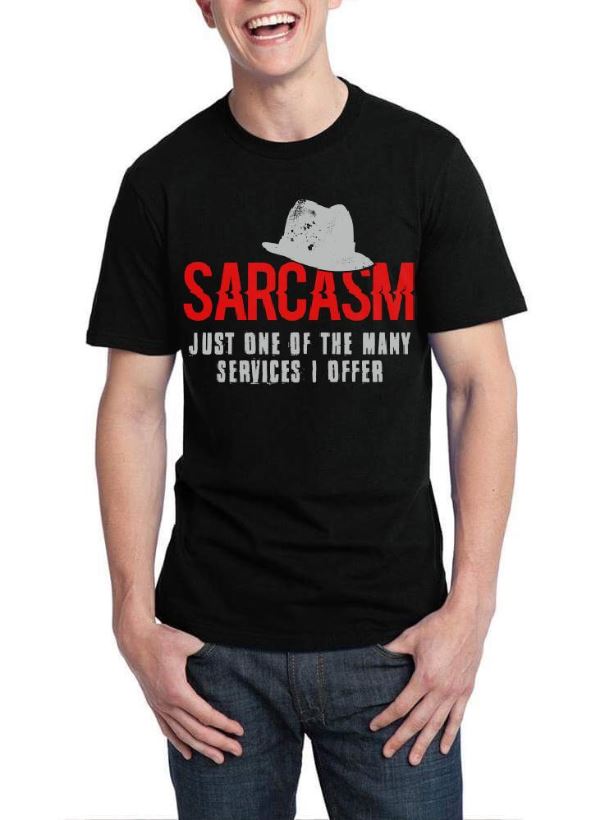 Blacklist Raymond Reddington Sarcasm Black T-Shirt Hoodie, Sweatshirt | CoreVibeTees.com