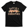 Sweet As A Georgia Peach Cute Funny Southern Georgia T-Shirt Hoodie, Sweatshirt | CoreVibeTees.com