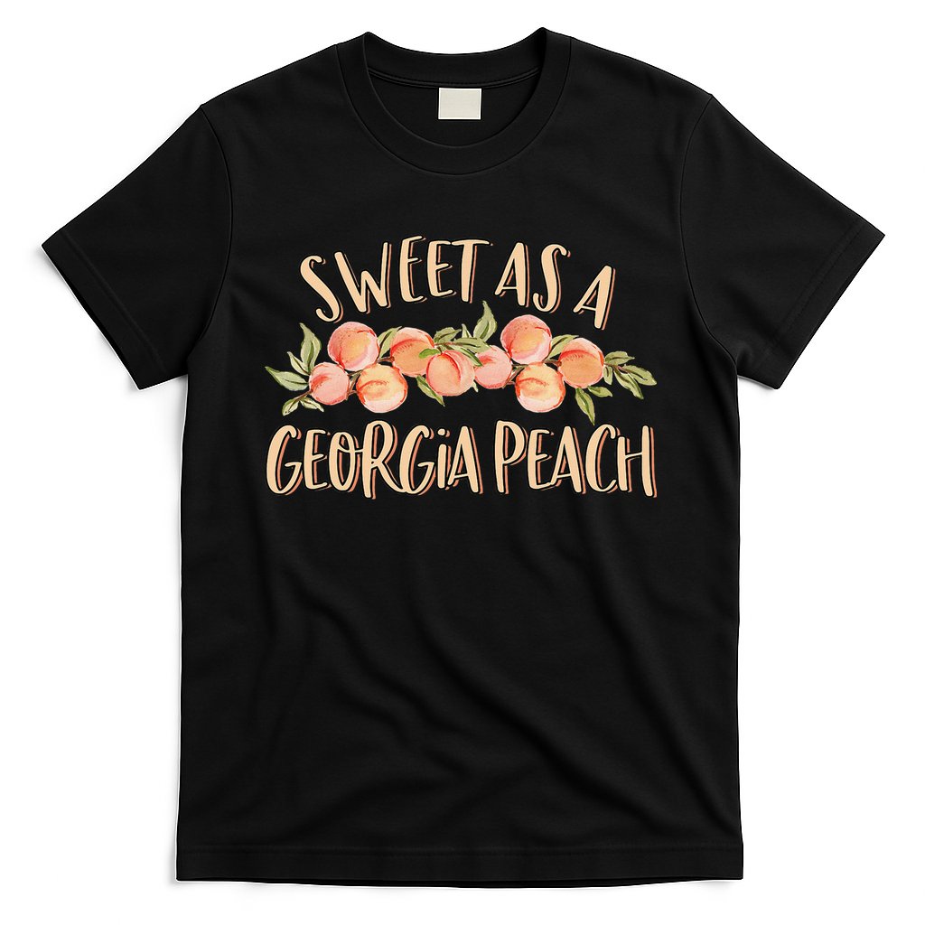 Sweet As A Georgia Peach Cute Funny Southern Georgia T-Shirt Hoodie, Sweatshirt | CoreVibeTees.com