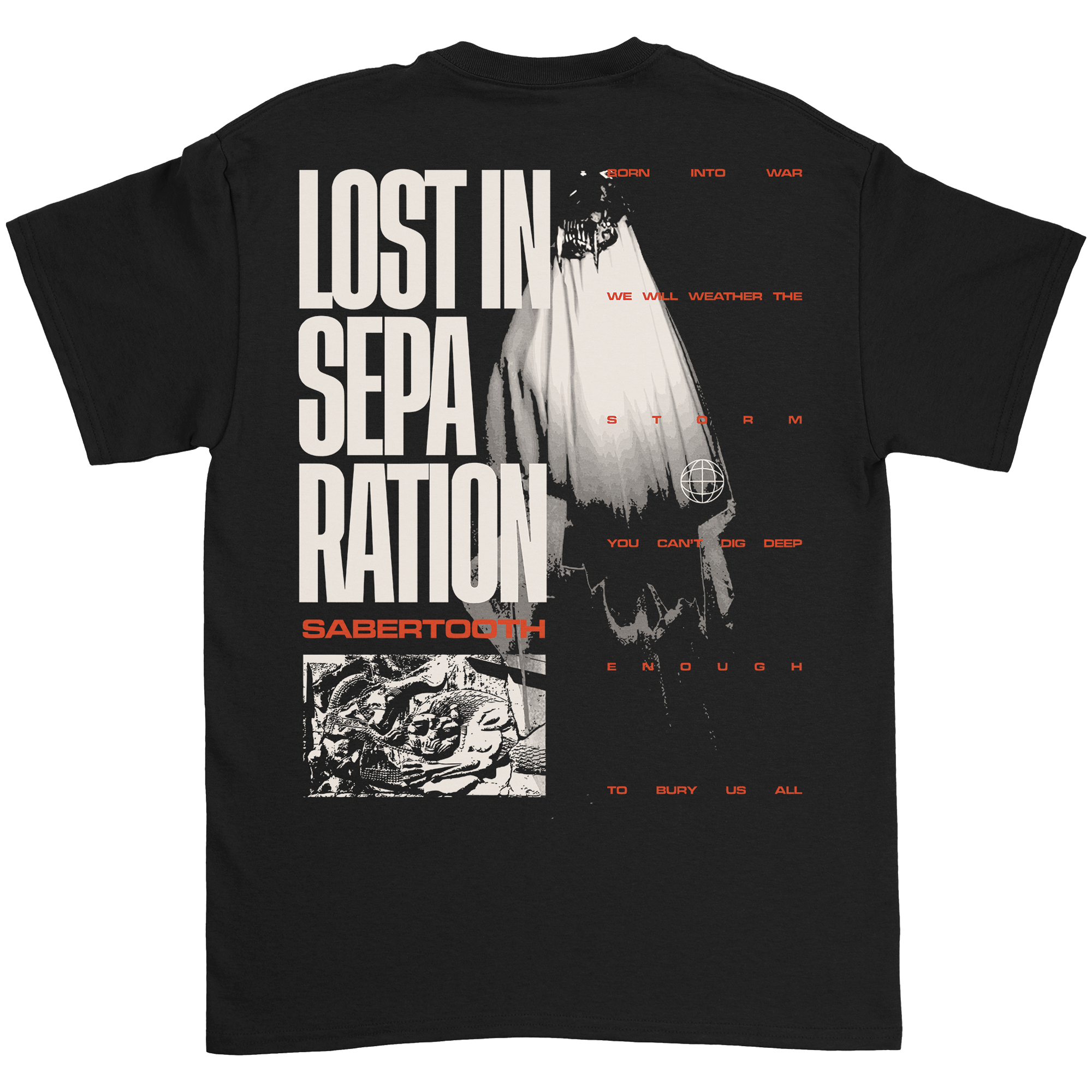 Lost In Separation - Sabertooth T-Shirt (Original Version) Hoodie, Sweatshirt | CoreVibeTees.com (Image 3)