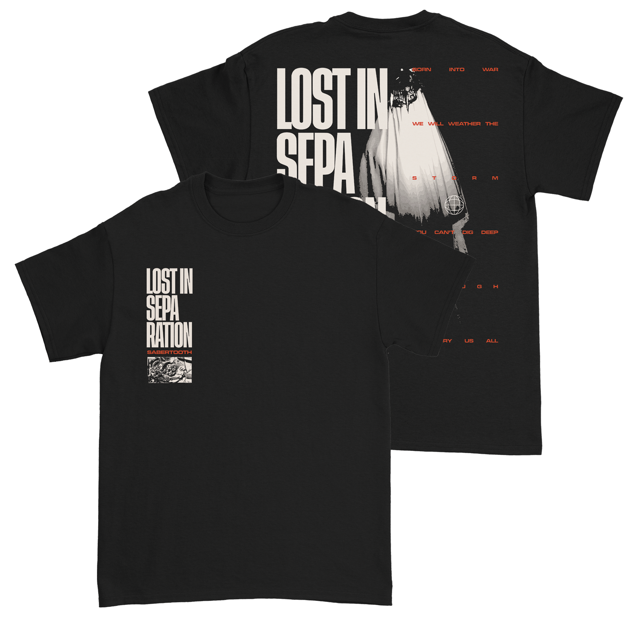 Lost In Separation - Sabertooth T-Shirt (Original Version) Hoodie, Sweatshirt | CoreVibeTees.com (Image 1)