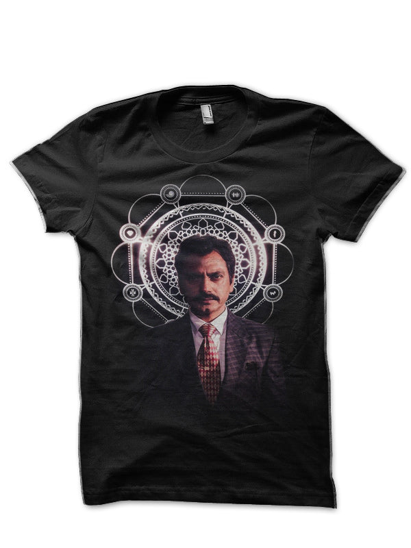 Sacred Games Half Sleeve Black T-Shirt Hoodie, Sweatshirt | CoreVibeTees.com