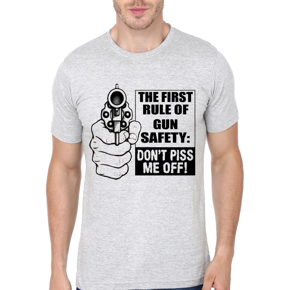 Gun Safety Grey T-Shirt Hoodie, Sweatshirt | CoreVibeTees.com