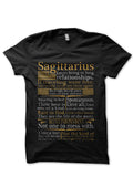Sagittarius Black T-Shirt Hoodie, Sweatshirt | CoreVibeTees.com