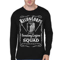 Recon Corps Black Full Sleeve Tee Hoodie, Sweatshirt | CoreVibeTees.com