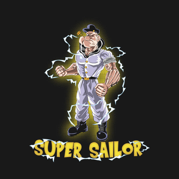 Saiyan Popeye T-Shirt Hoodie, Sweatshirt | CoreVibeTees.com