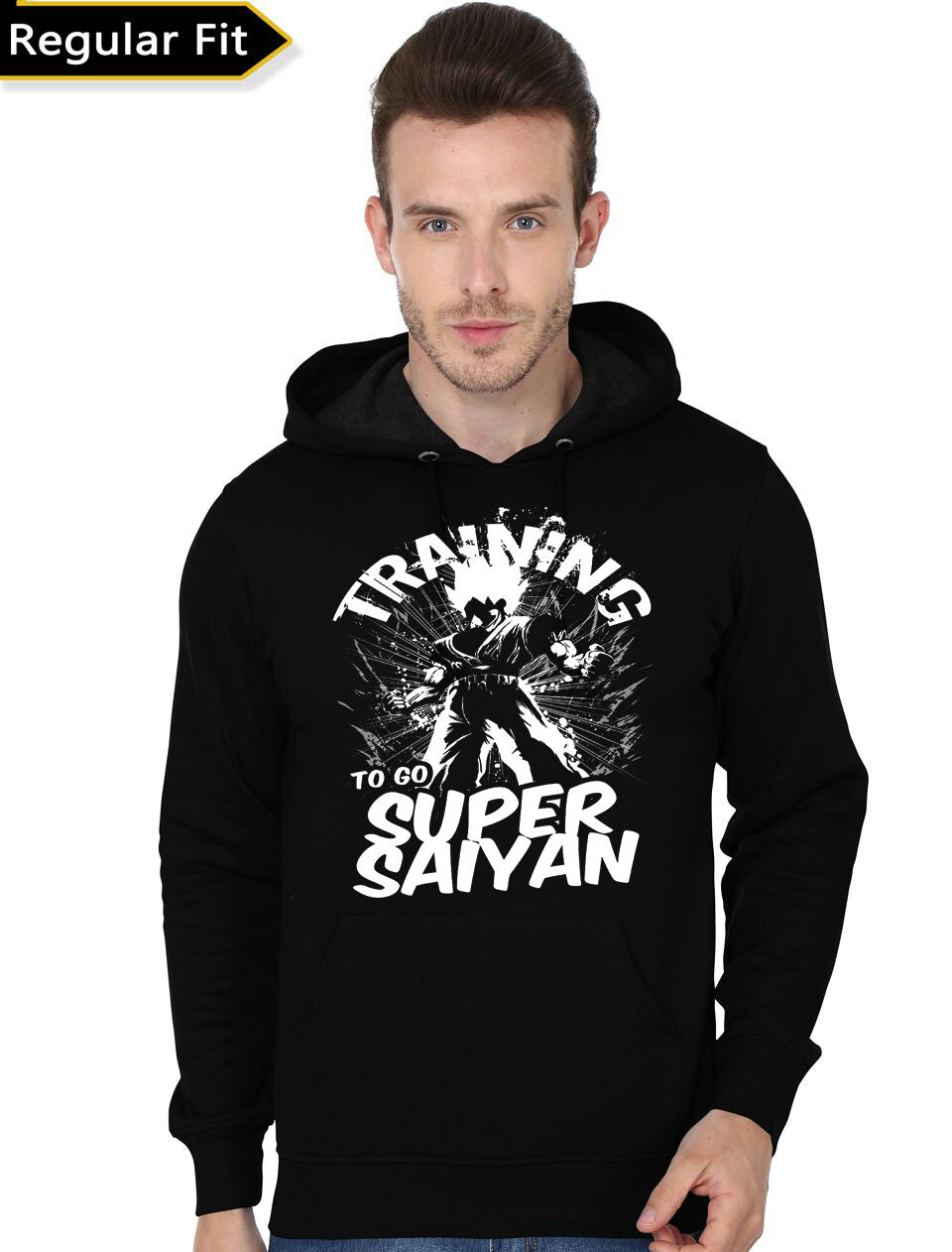 Training To Go Super Saiyan Black Hoodie T-Shirts, Sweatshirt | CoreVibeTees.com