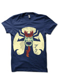 Samurai Jack Navy Blue Tee Hoodie, Sweatshirt | CoreVibeTees.com