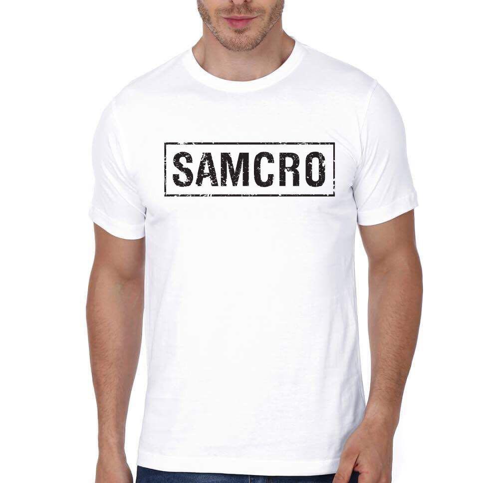 Samcro White T-Shirt Hoodie, Sweatshirt | CoreVibeTees.com