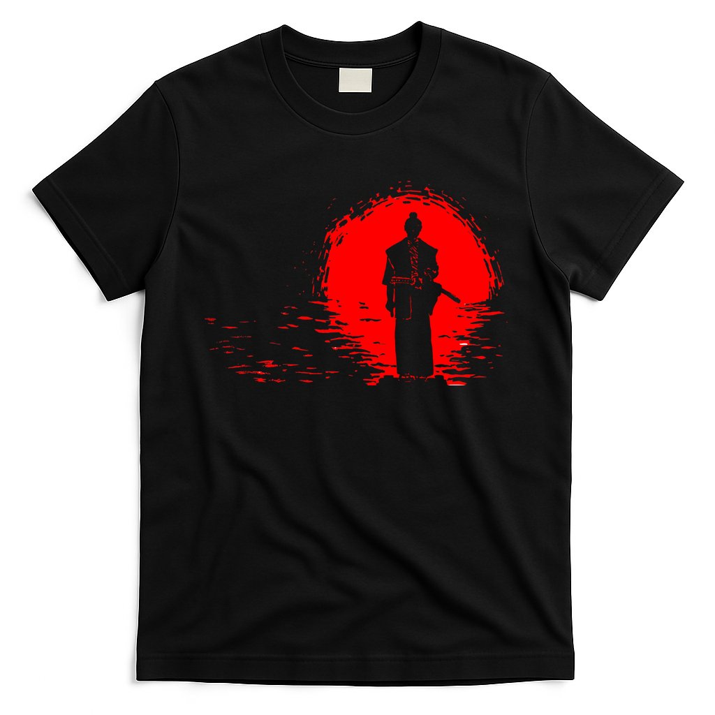 Samurai Red Sun Warrior Hollow T-Shirt Hoodie, Sweatshirt | CoreVibeTees.com