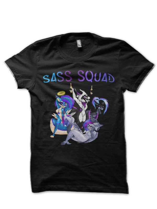 Sass Squad Black T-Shirt Hoodie, Sweatshirt | CoreVibeTees.com