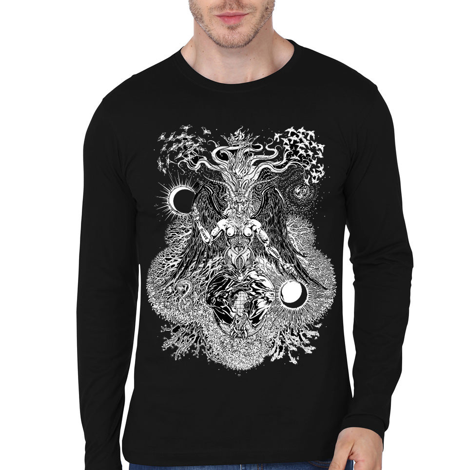 Satan Black Full Sleeve Tee Hoodie, Sweatshirt | CoreVibeTees.com
