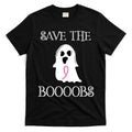 Save The Boooobs Breast Cancer Halloween Ghost T-Shirt Hoodie, Sweatshirt | CoreVibeTees.com