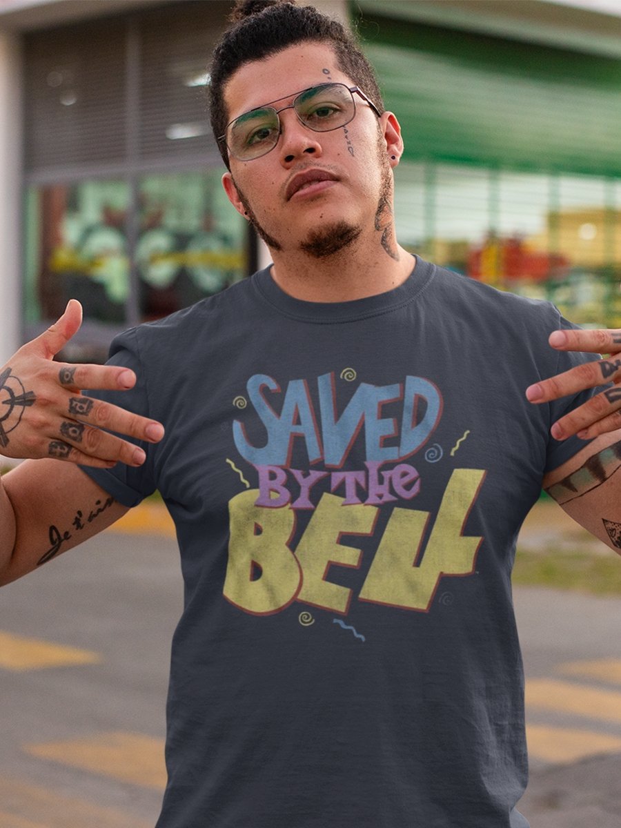 Saved By The Bell Faded Squiggles T-Shirt Hoodie, Sweatshirt | CoreVibeTees.com (Image 1)