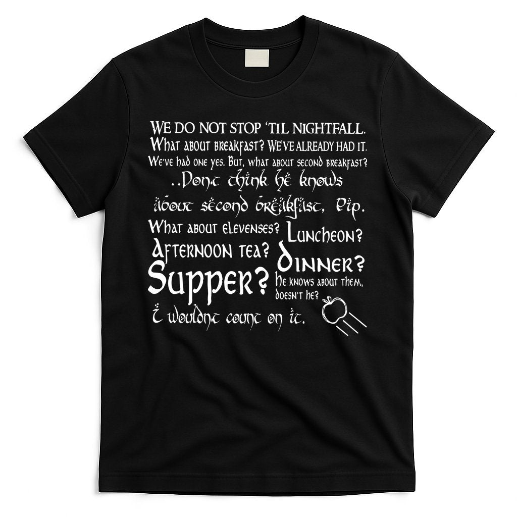 Second Breakfast Design On A T-Shirt Hoodie, Sweatshirt | CoreVibeTees.com