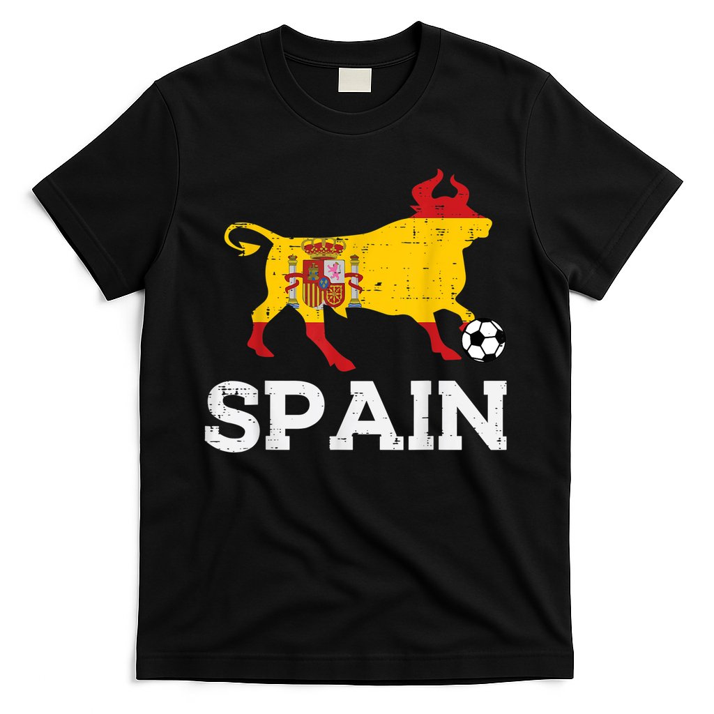 Spain Bull Spanish Soccer Ball Boys Girls T-Shirt Hoodie, Sweatshirt | CoreVibeTees.com