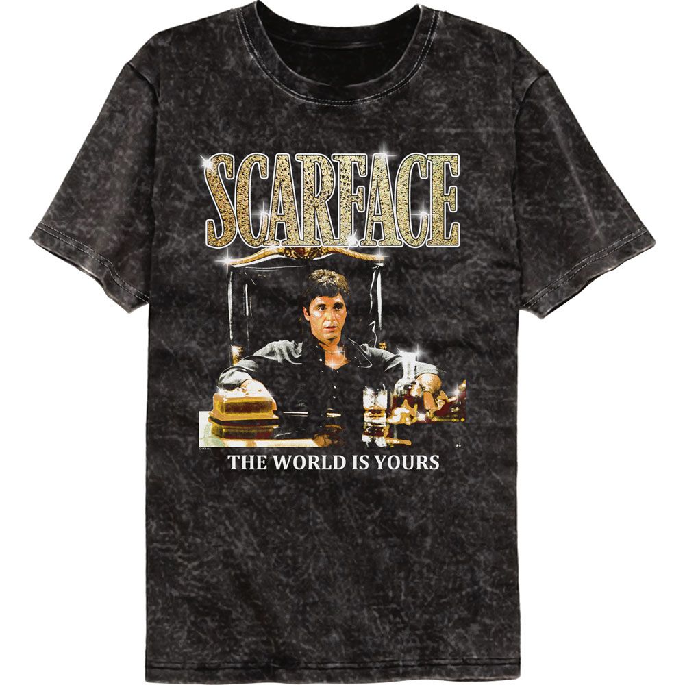 Scarface - Gold Logo Vintage Wash T-Shirt Hoodie, Sweatshirt | CoreVibeTees.com