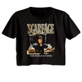 Scarface - Gold Logo Womens Crop Tee Hoodie, Sweatshirt | CoreVibeTees.com